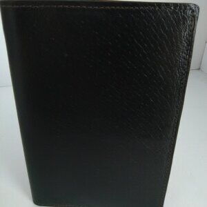 Men's Faux Leather Wallet Color Solid Color Black